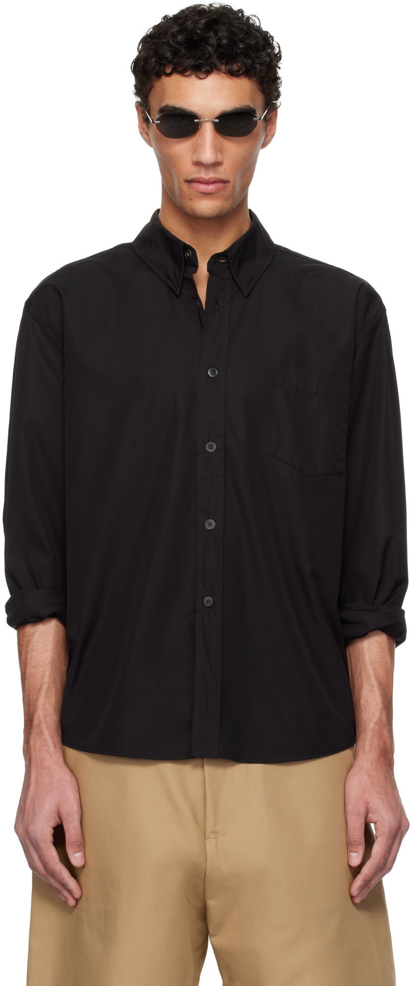 Сорочка OUR LEGACY Our Legacy Beyond Button-Down Shirt чорний | M2252BBE