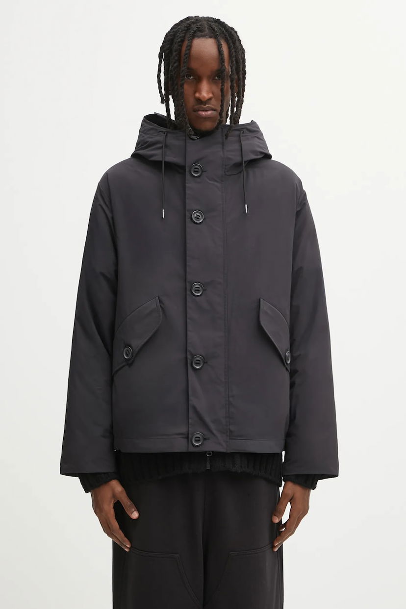 Пуховик C.P. Company Hooded Down Winter Jacket чорний | 19CMOW197A110419A