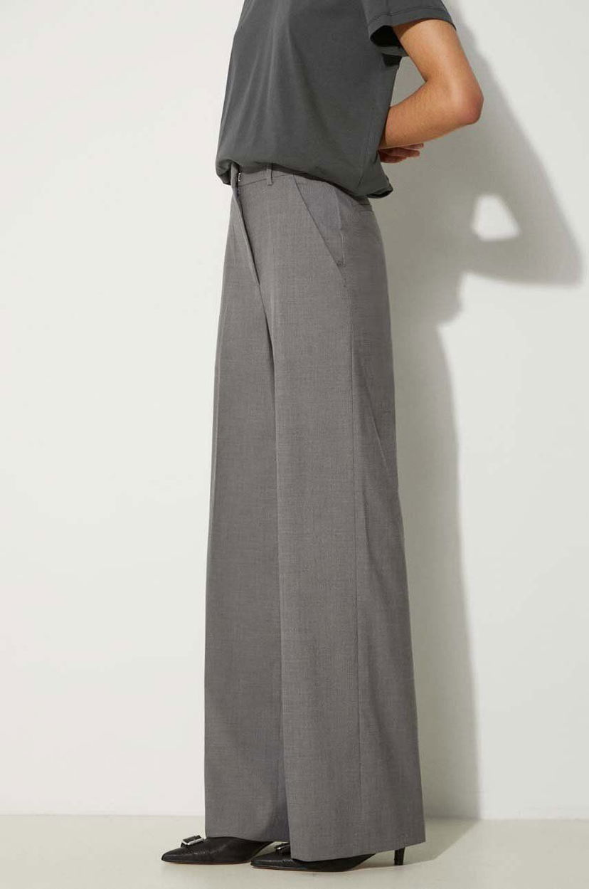 Штани KENZO Cool Wool Wide Pants Сірий | FE62PA0949RB.97