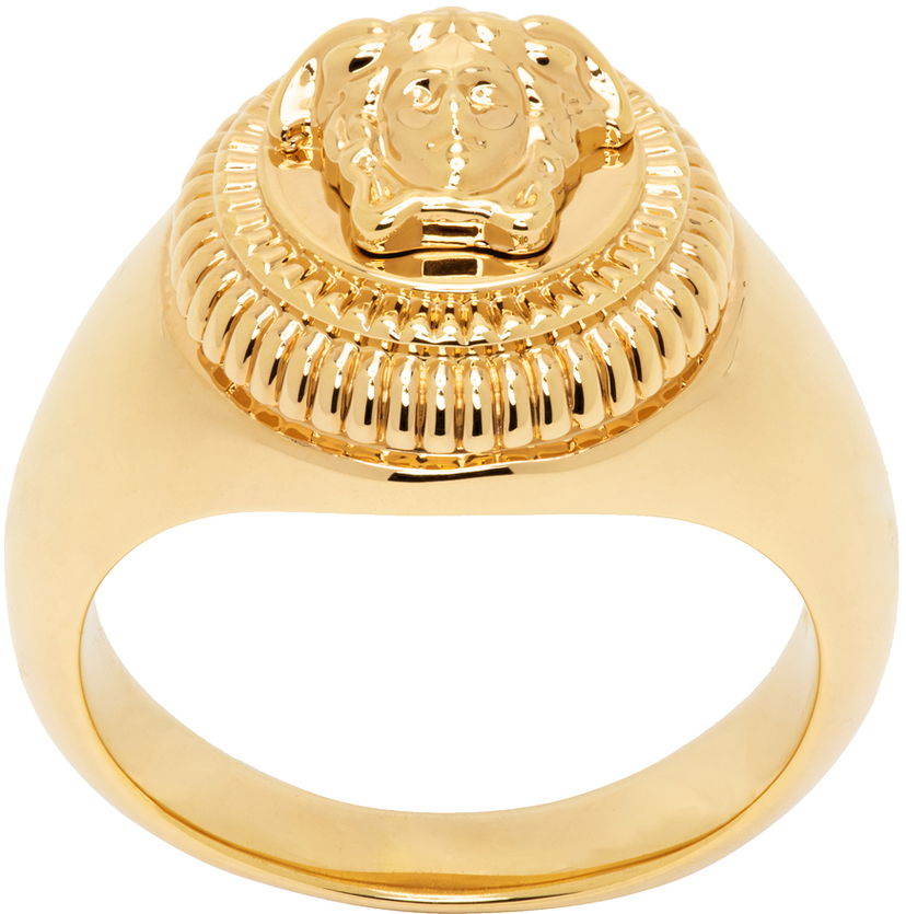 Кільце Versace Medusa Biggie Ring "Gold" Металік | 1009248_1A00620