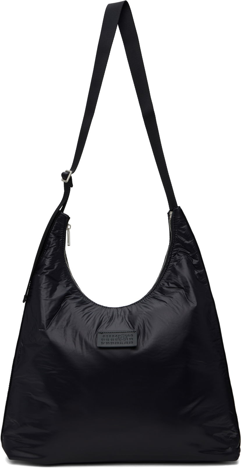 Сумка Maison Margiela Crunched Nylon Shoulder Bag чорний | SB5ZH0017 P6993