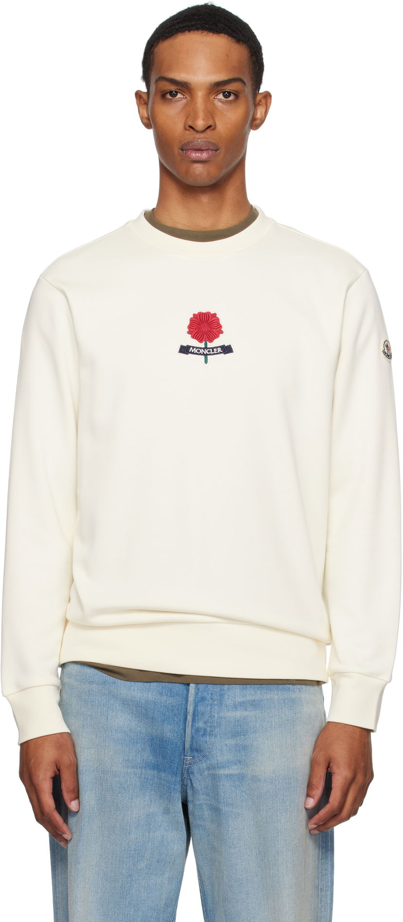 Світшоти Moncler Moncler Archivio Sweatshirt білий | K20918G0003689B3P