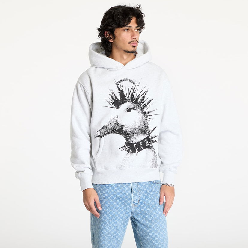 Світшоти Pleasures Punk Duck Print Hoodie Сірий | P24W021 GREY