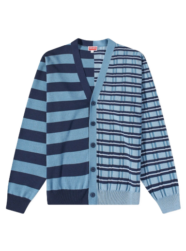 Cветр KENZO Split Striped Cardigan Sky Синій | FC65CA3283CK64