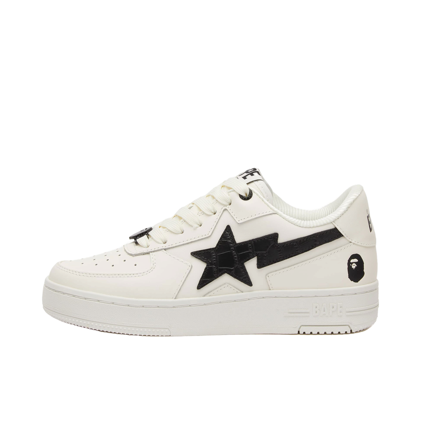 Кросівки та взуття BAPE Bathing Ape Sta Icon #1 Size UK 4.5 білий | 001FWL302305L-BLK