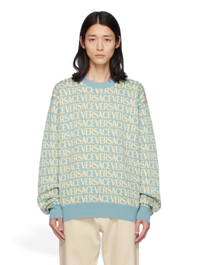 Cветр Versace Allover Жовтий | 1010249_1A07466