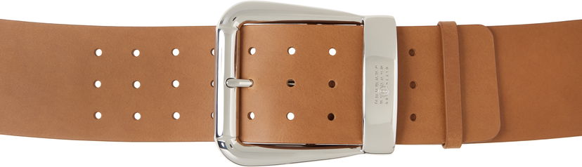 Ремені Maison Margiela MM6 Maison Margiela Buckle Belt Коричневий | SA6TP0023 P8328