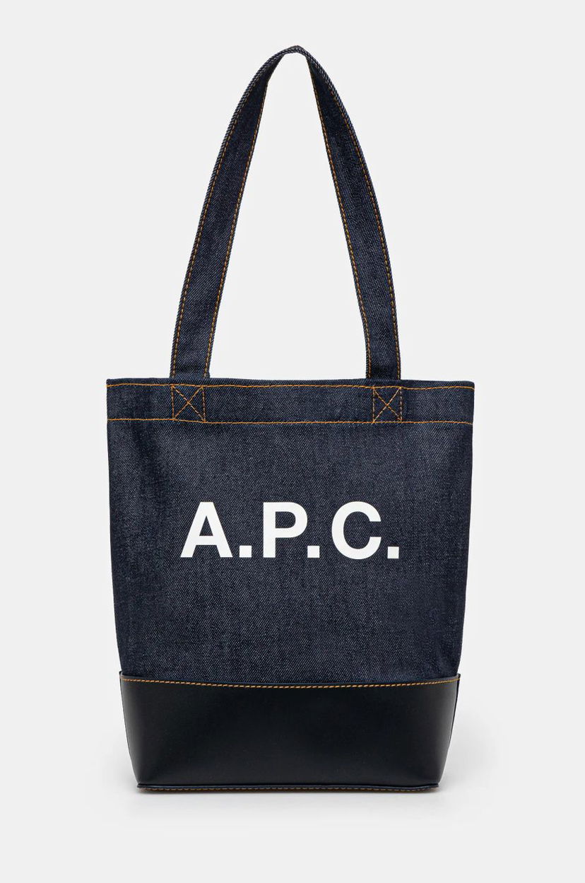 сумка-тоут A.P.C. Axel Small Tote Bag Синій | CODDP.M61568.IAK