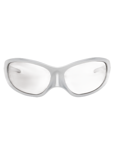 Сонцезахисні окуляри Balenciaga Skin XXL Cat Sunglasses "Silver" Металік | BB0252S-005