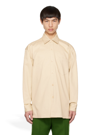 Сорочка AMI Shirt бежевий | UJK220.CO0020