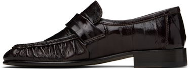 Кросівки та взуття The Row Soft Leather Loafers чорний | F1280-E17, 2
