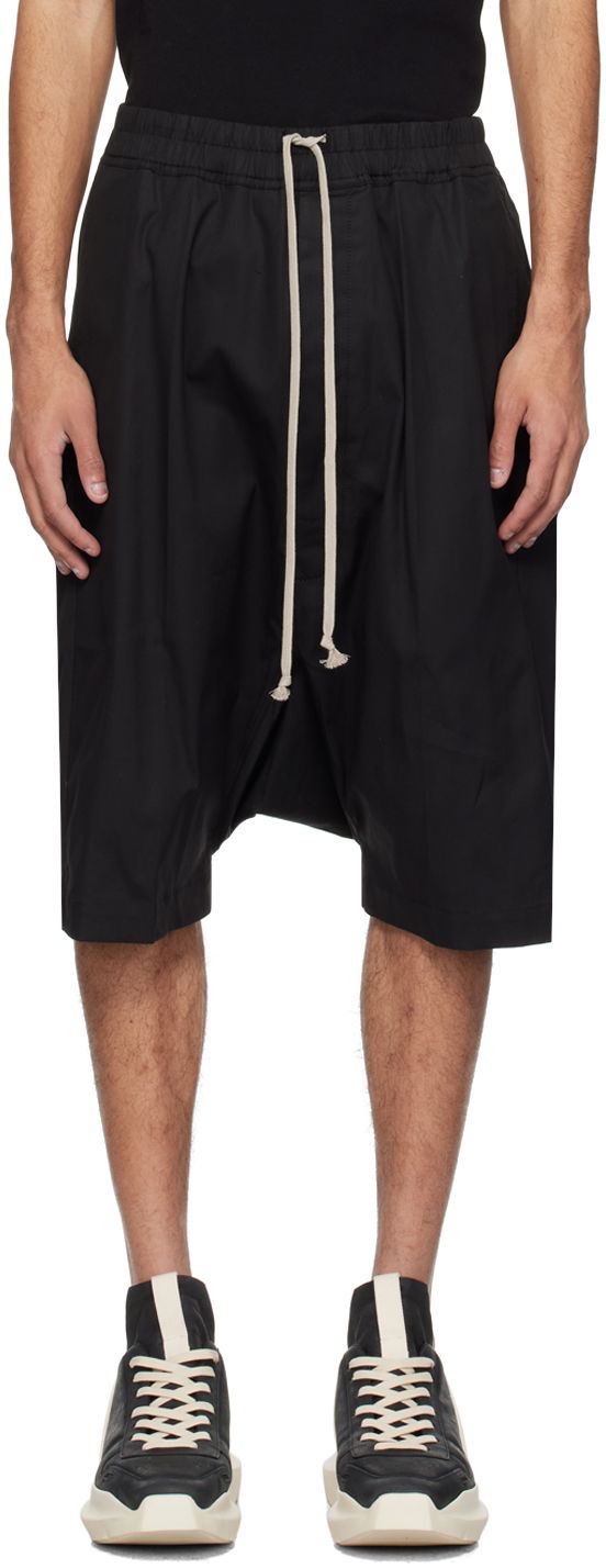Шорти Rick Owens Rick's Pods Shorts чорний | RU01D3384 TE