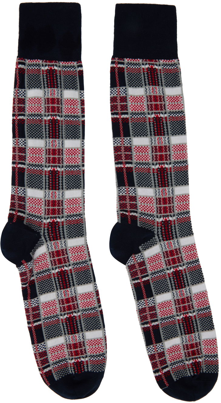 Шкарпетки Thom Browne Thom Browne Check Socks Різнокольоровий | MAS155A-Y3012