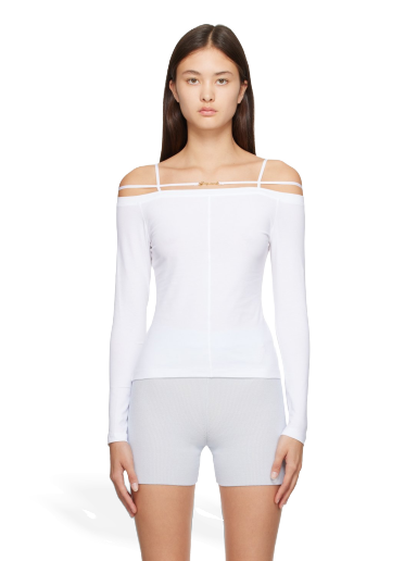 Футболка Jacquemus Le Papier білий | 23H233JS165-2313