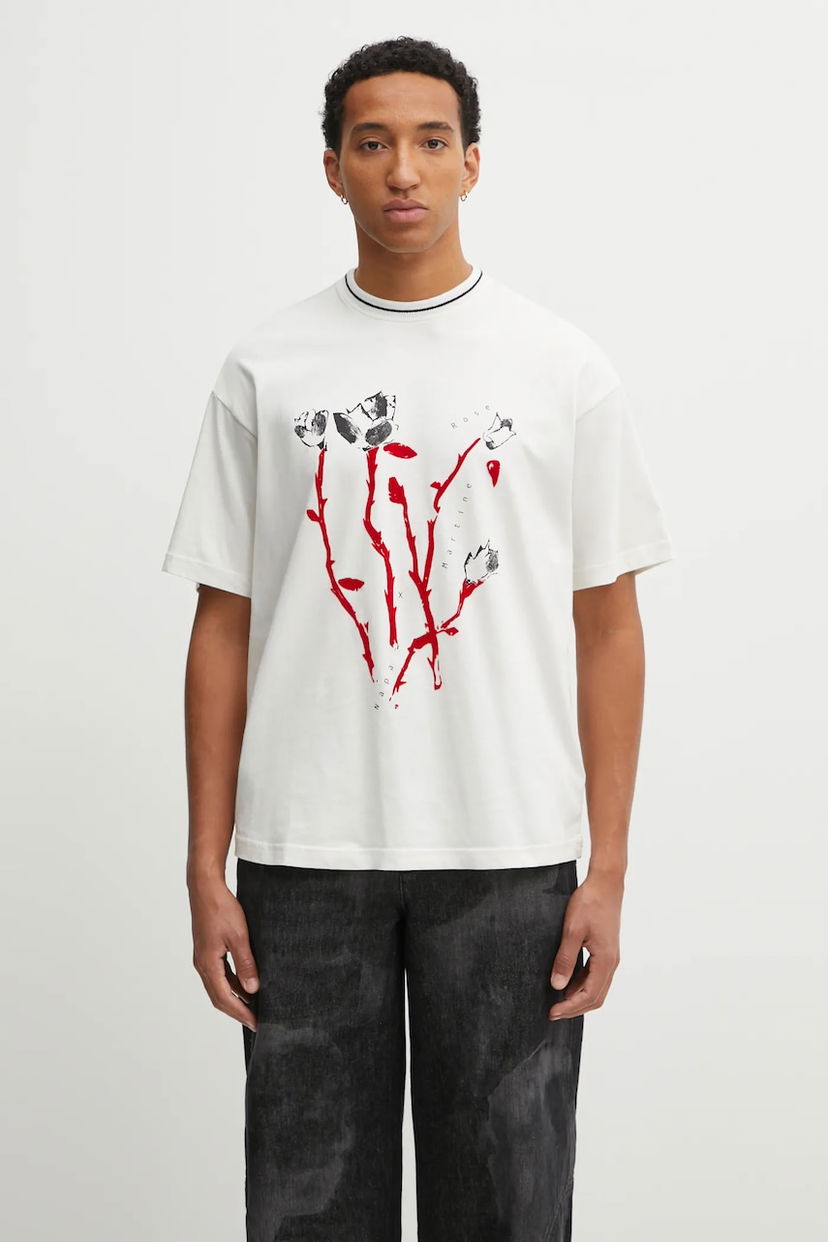 Футболка Napapijri Martine Rose Rose Graphic Print T-Shirt білий | NP0A4I562061