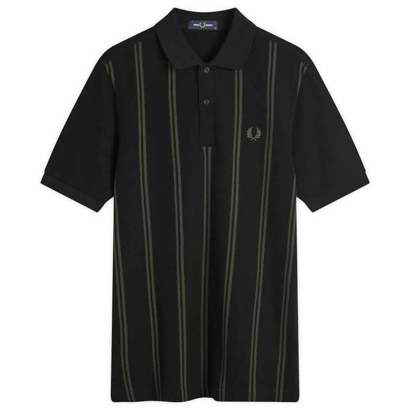 Сорочка поло Fred Perry Fred Perry Striped Polo Shirt, Size Large чорний | M9881-102