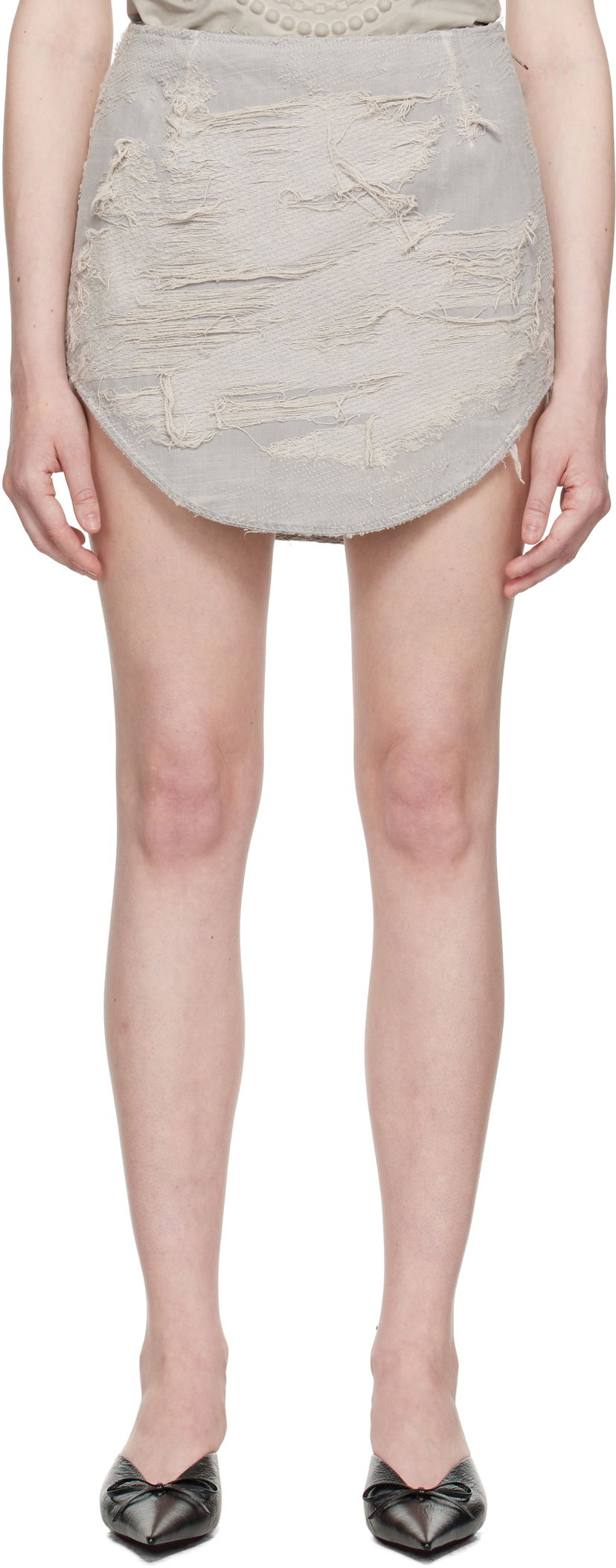 Спідниця Diesel Diesel De-Ada-Fsg Denim Miniskirt Сірий | A19196 007AJ