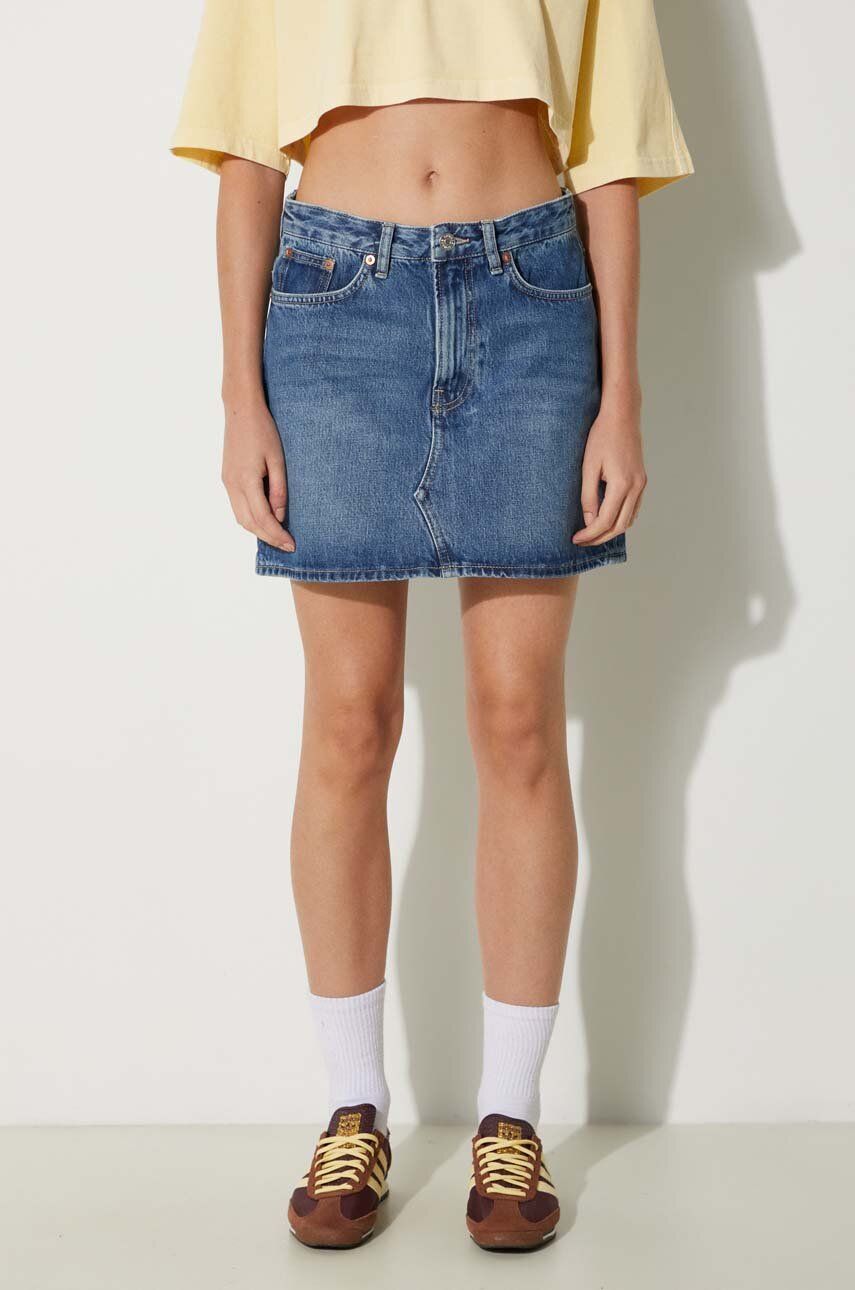 Спідниця Samsoe Samsoe Samsoe Samsoe SASHELLY Mini Denim Skirt Синій | F24200020, 0