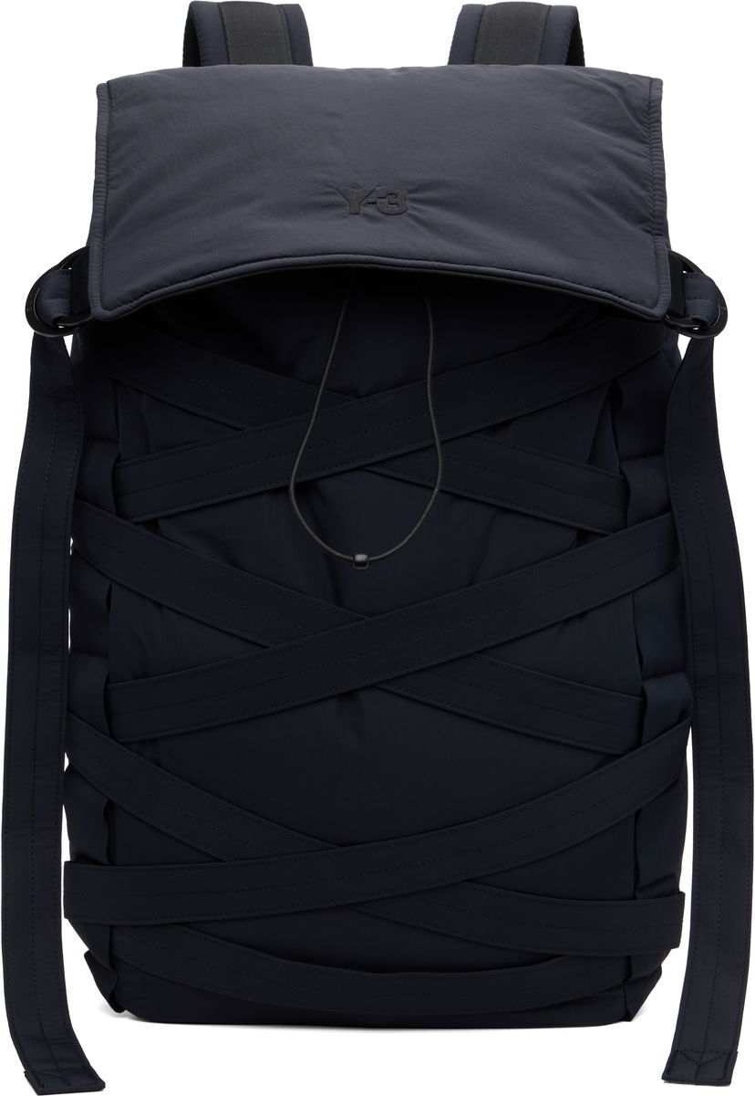 Рюкзак Y-3 Y-3 Cinch Backpack темно-синій | JV9722
