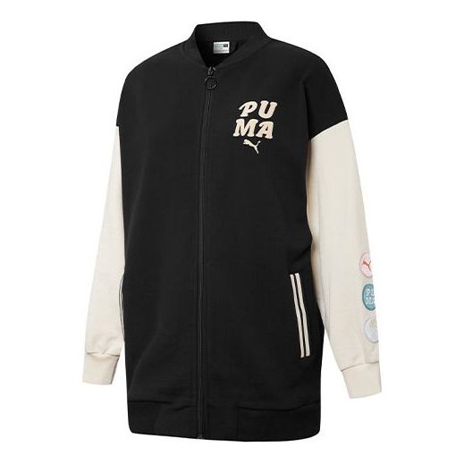 Куртка бомбер Puma Retro Colorblock Bomber Jacket білий | 536309-01, 0