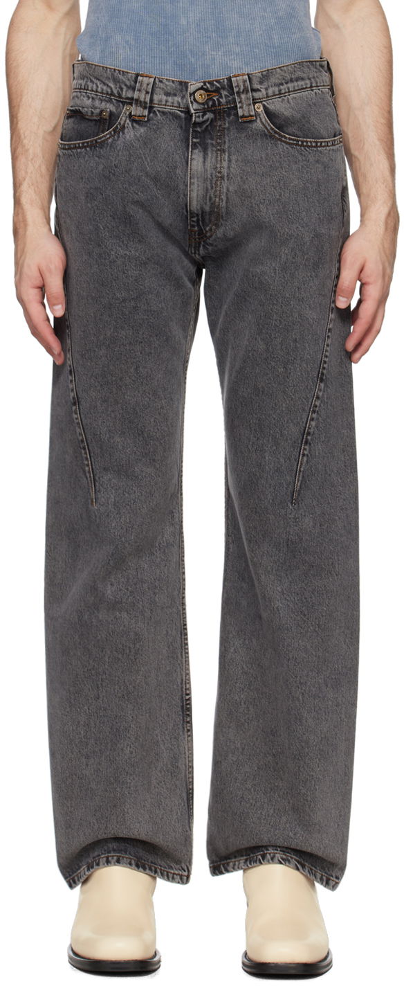 Джинси Y/PROJECT Black Paris' Best Jeans чорний | 207PA002
