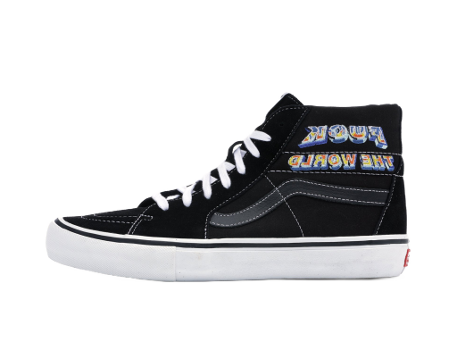Скейтбординг Vans Sk8-Hi Supreme Fuck the World Black чорний | VN0A45JDSY1