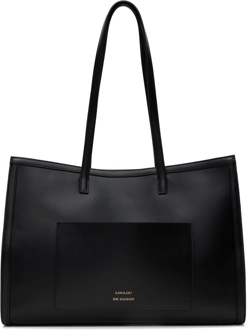 сумка-тоут Loulou de Saison Loulou de Saison Anyla Leather Tote чорний | ANYLA