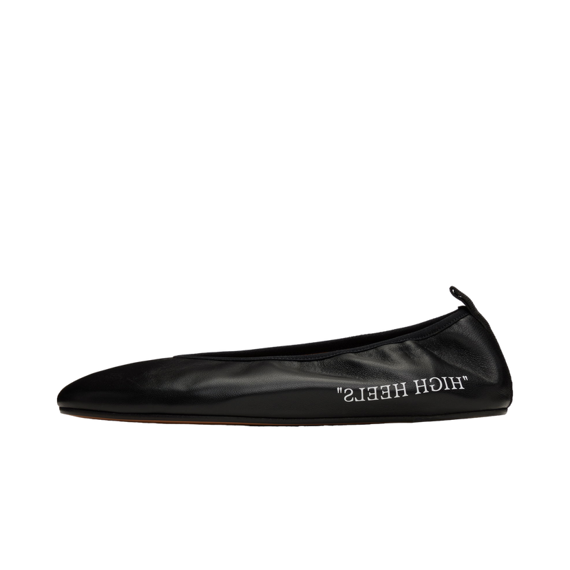 Кросівки та взуття Off-White High Heel Ballerina Flats чорний | OWIK003C99LEA0011001