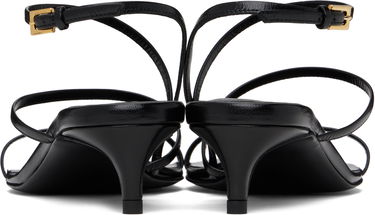 Аксесуари Khaite KHAITE Loop Kitten Heel Sandals чорний | F3076-920, 1