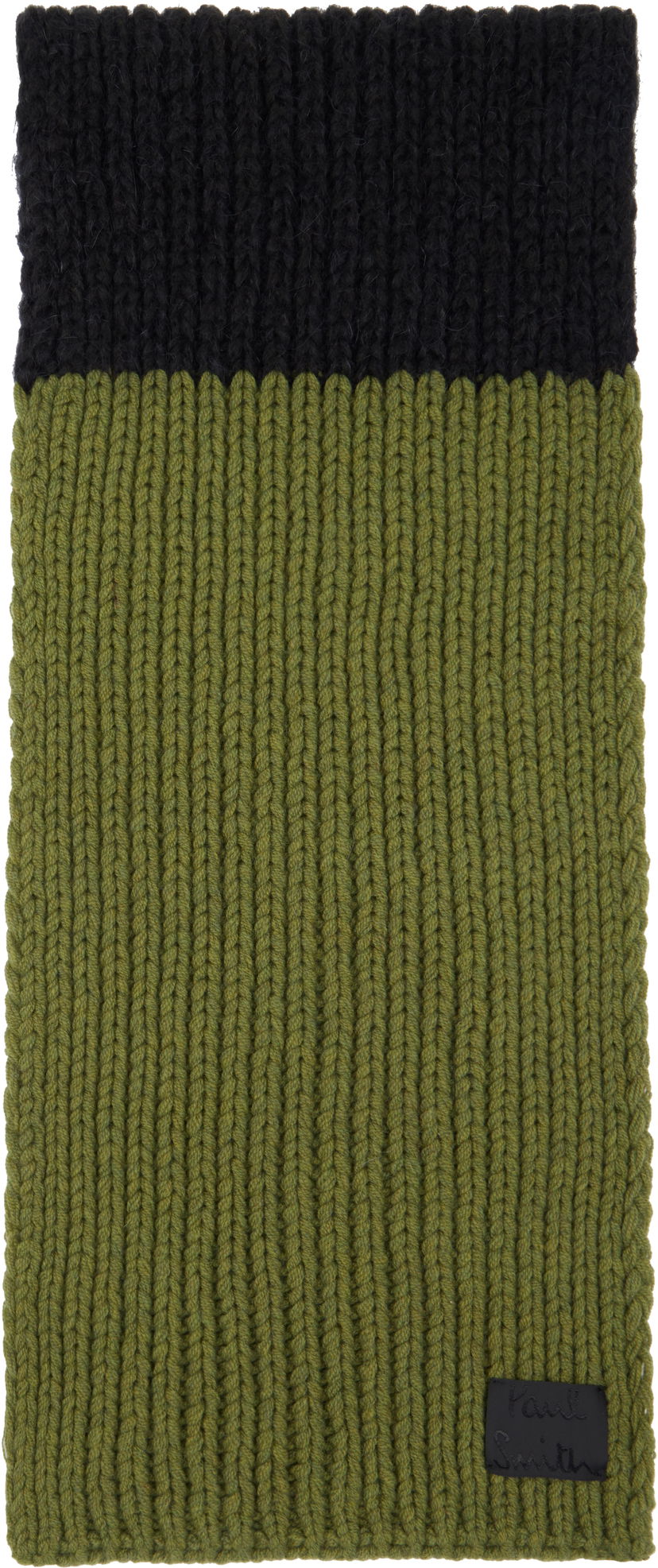 Шарф Paul Smith Paul Smith Two-Tone Knitted Mohair Scarf Зелений | M1A-151MK-N263-79
