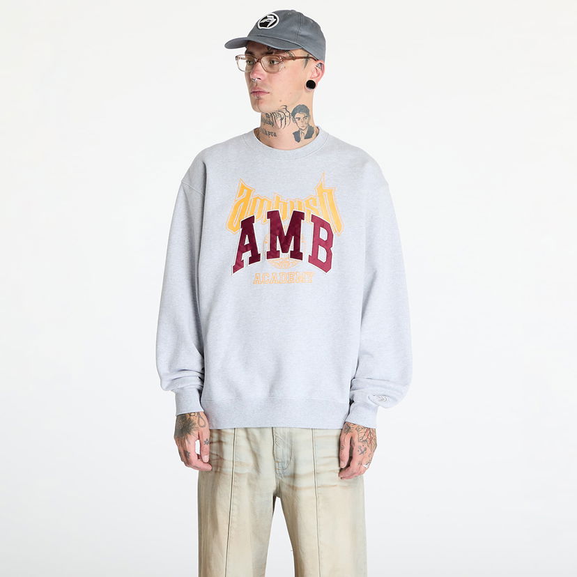 Світшоти Ambush Graphic Sweatshirt UNISEX Grey Melange/ Tap Shoe Сірий | BMBA006F24FLE0020510