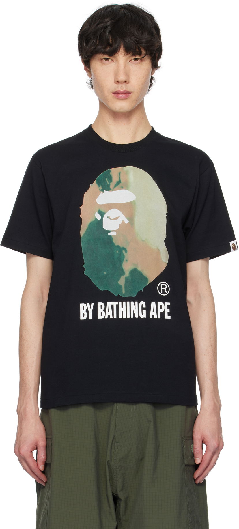 Футболка BAPE Tie Dye Graphic T-Shirt чорний | 001TEK801033M