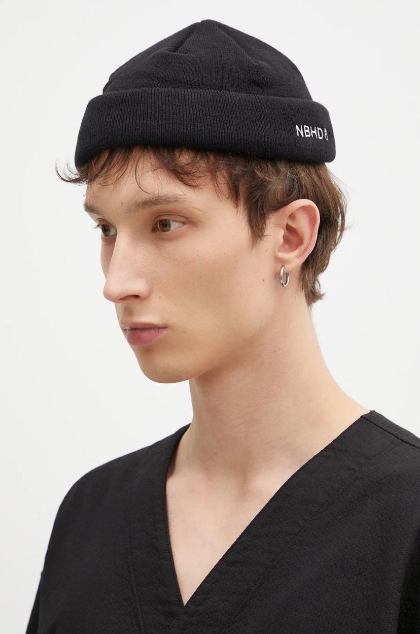 Шапка Neighborhood NEIGHBORHOOD Knit Beanie чорний | 242YGNH.HT02