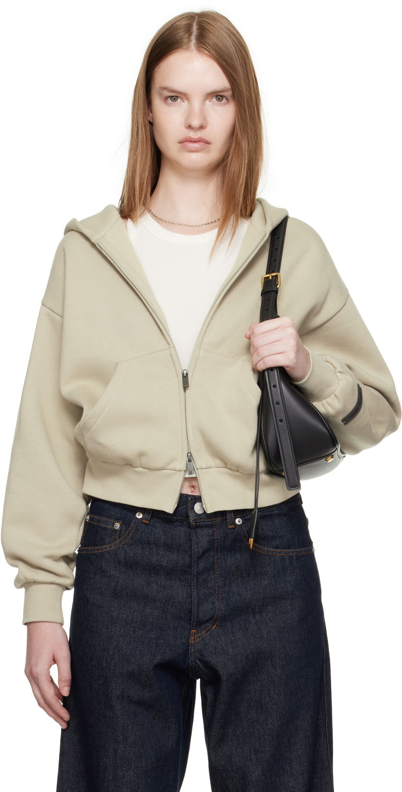 Світшоти Fear of God Fear of God ESSENTIALS Classic Fit Zip-Up Hoodie Зелений | 192SP255096FW