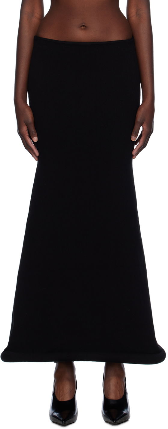 Спідниця Jean Paul Gaultier Jean Paul Gaultier 'The Knit 3D' Maxi Skirt чорний | 24/30-F-JU120-M081-00
