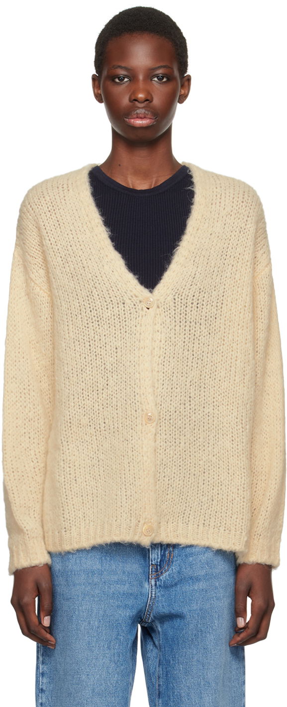 Cветр Max Mara Max Mara Women's Arduino Knit Cardigan бежевий | 2425346011600