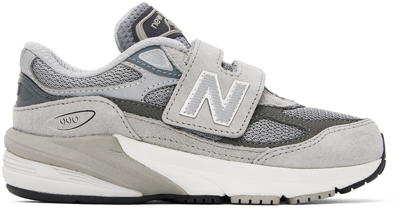 Кросівки та взуття New Balance FuelCell 990v6 Hook & Loop Сірий | PV990GL6