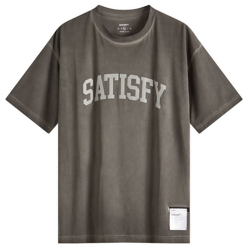 Футболка Satisfy AuraLite™ T-Shirt, Size Large Коричневий | 11000-PB-SAC