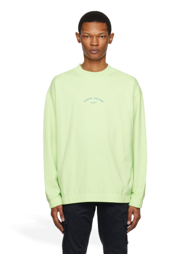 Cветр Stone Island Garment-Dyed Зелений | 7815652X2
