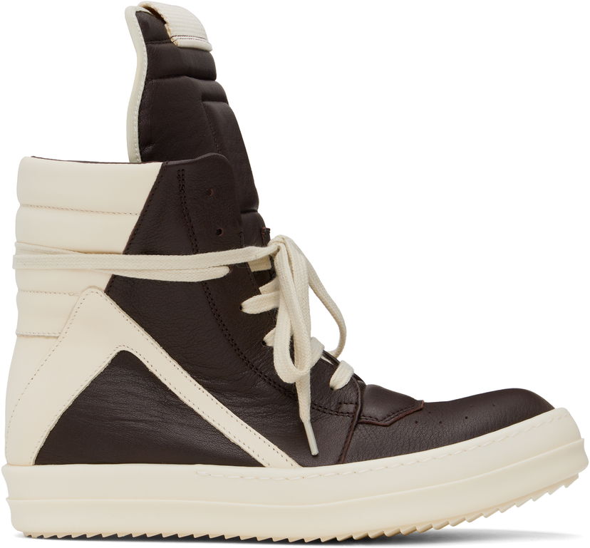 Кросівки та взуття Rick Owens Rick Owens Hollywood Geobasket Коричневий | RP01E7894 LGYLCO