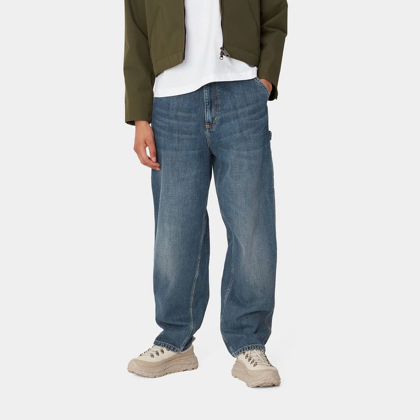 Джинси Carhartt WIP Single Knee Loose Fit Jeans Синій | I034225_8