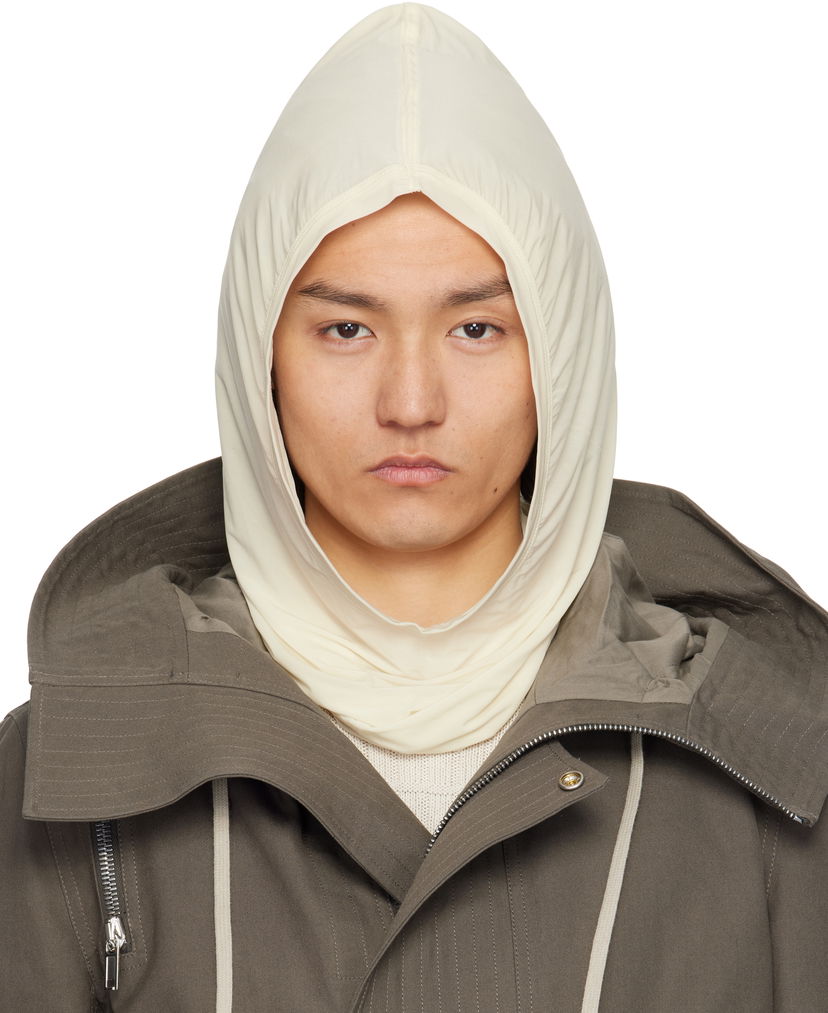 Парка Rick Owens Rick Owens Hollywood Jera Hood бежевий | RR01E5435 BZ