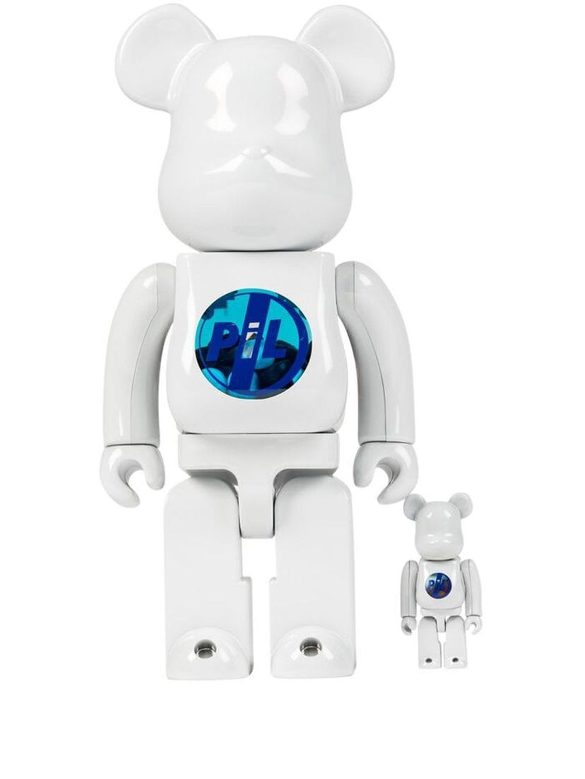 Колекційний Medicom Toy Public Image Limited Be@rbrick Chrome collectibles "100% and 400%" - White білий | MEDI006919104373