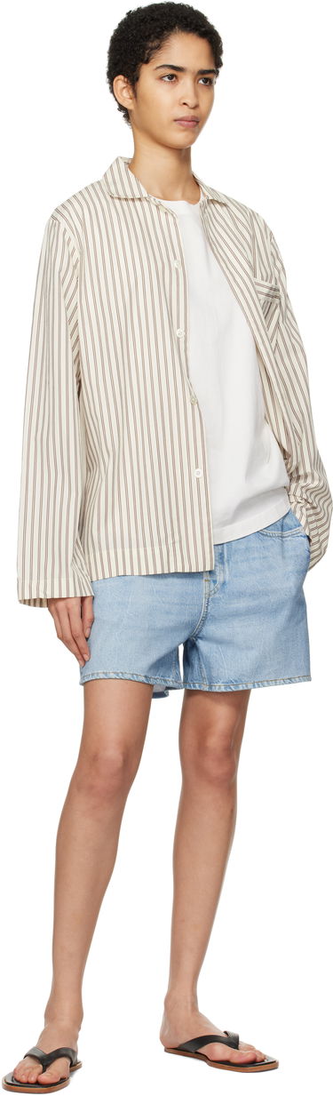 Шорти rag & bone Rag & Bone Women's Miramar Terry Walking Shorts Синій | WCW24P40018201, 3