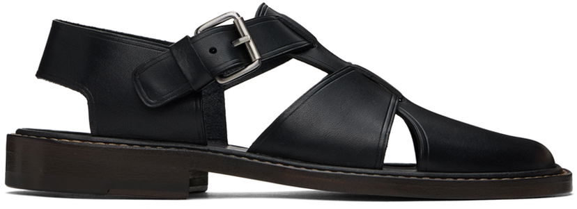 Кросівки та взуття LEMAIRE Fisherman Sandals чорний | FO0108 LL196