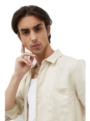 Сорочка Samsoe Samsoe Liam NF Shirt бежевий | M22200048