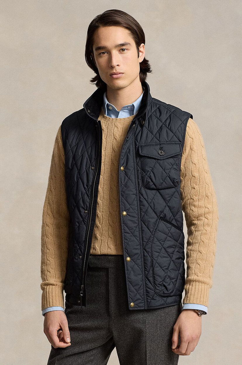 Жилет Polo by Ralph Lauren Quilted Down Vest чорний | 710940375