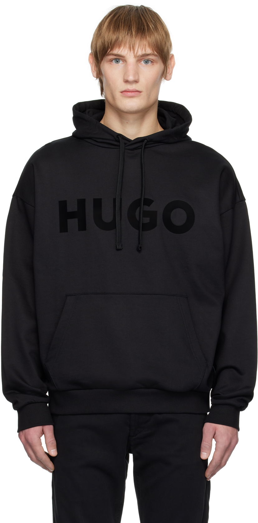Світшоти BOSS Logo Bonded Hoodie чорний | 50529090