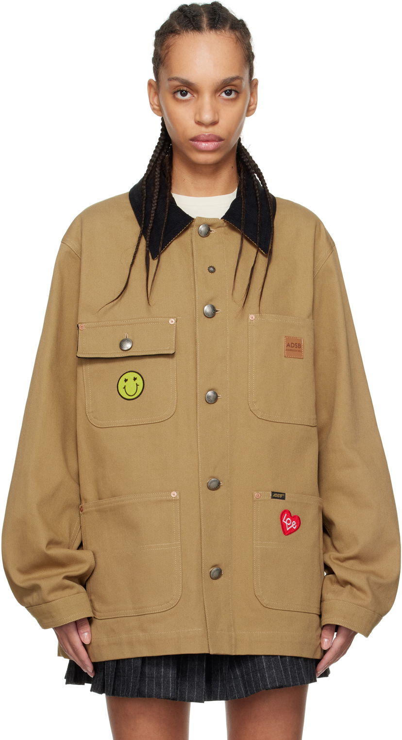 Куртка Andersson Bell Andersson Bell Cotton Chore Jacket Коричневий | awa678m