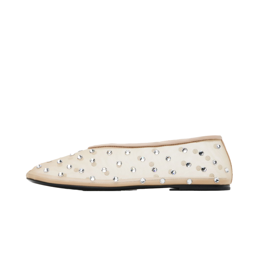 Кросівки та взуття Khaite 'The Marcy' Ballerina Flats бежевий | F4038-4068
